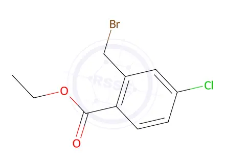 Chemical structure of Ethyl 2-(bromomethyl)-4-chlorobenzoate