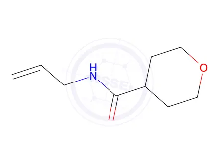 Chemical structure of N-allyltetrahydro-2H-pyran-4-carboxamide