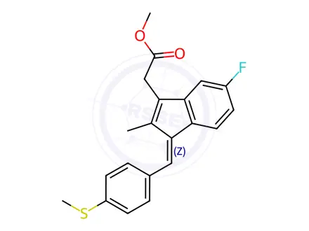 Chemical structure of Sulindac Sulfide Methyl Ester