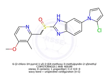 Chemical structure of Ilaprazole Impurity 295