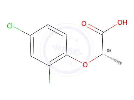 Chemical structure of (2S)-2-(2,4-Dichlorophenoxy)propanoic Acid