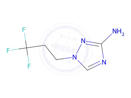 Chemical structure of 1-(3,3,3-Trifluoropropyl)-1h-1,2,4-triazol-3-amine