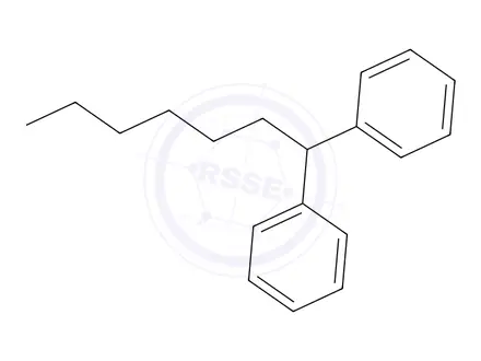 Chemical structure of 1,1-DIPHENYLHEPTANE