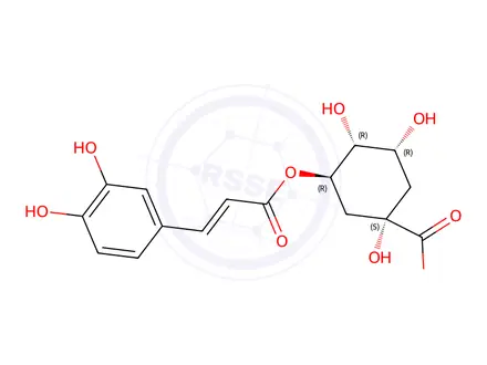 Chemical structure of Methyl chlorogenate