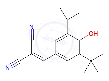 Chemical structure of Tyrphostin A9