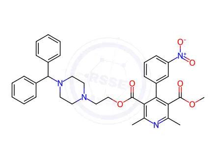 Chemical structure of Dehydro Manidipine