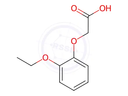 Chemical structure of (2-Ethoxyphenoxy)acetic acid