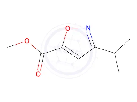 Chemical structure of Methyl 3-isopropylisoxazole-5-carboxylate