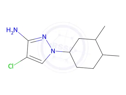 Chemical structure of 4-Chloro-1-(3,4-dimethylcyclohexyl)-1h-pyrazol-3-amine