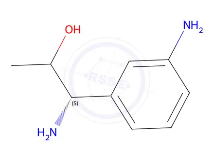 Chemical structure of (1S)-1-amino-1-(3-aminophenyl)propan-2-ol
