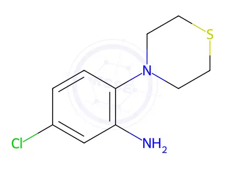 Chemical structure of 5-Chloro-2-(thiomorpholin-4-yl)aniline