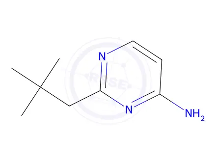 Chemical structure of 2-(2,2-Dimethylpropyl)pyrimidin-4-amine