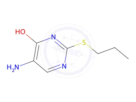 Chemical structure of 5-Amino-2-(propylthio)pyrimidin-4-ol