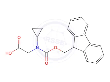 Chemical structure of Fmoc-Cyclopropylglycine