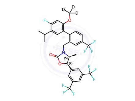 Chemical structure of Anacetrapib-d3