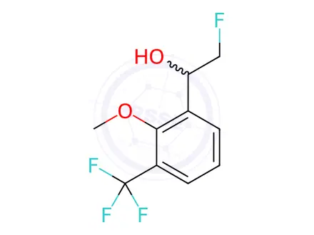 Chemical structure of α-(Fluoromethyl)-2-methoxy-3-(trifluoromethyl)benzenemethanol