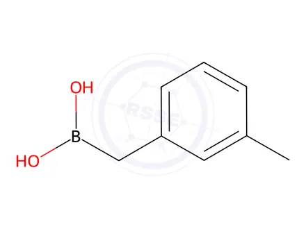 Chemical structure of (3-Methylbenzyl)boronic acid