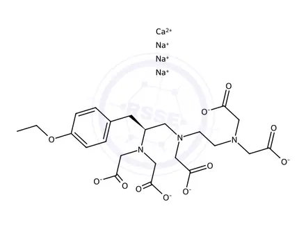 Chemical structure of Caloxetate trisodium