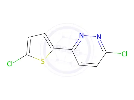 Chemical structure of 3-Chloro-6-(5-chlorothiophen-2-yl)pyridazine
