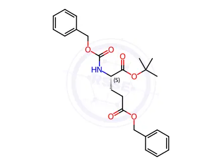 Chemical structure of 5-benzyl 1-(tert-butyl) ((benzyloxy)carbonyl)-L-glutamate
