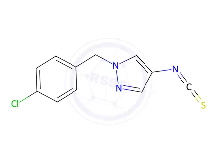 Chemical structure of 1-(4-CHLORO-BENZYL)-4-ISOTHIOCYANATO-1H-PYRAZOLE
