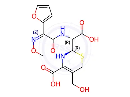 Chemical structure of Cefuroxime Sodium Impurity 106