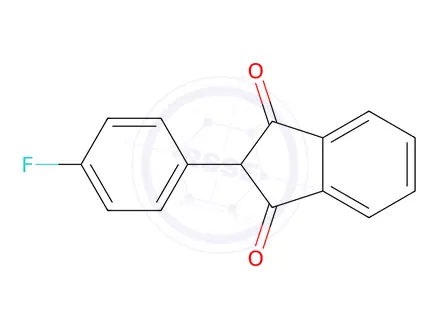 Chemical structure of Fluindione