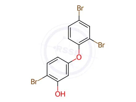 Chemical structure of 3'-Hydroxy-2,4,4'-tribromodiphenyl ether