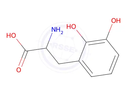 Chemical structure of 2,3-Dihydroxy-DL-Phenylalanine