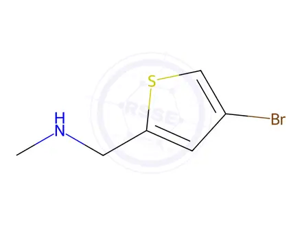 Chemical structure of [(4-bromothiophen-2-yl)methyl](methyl)amine