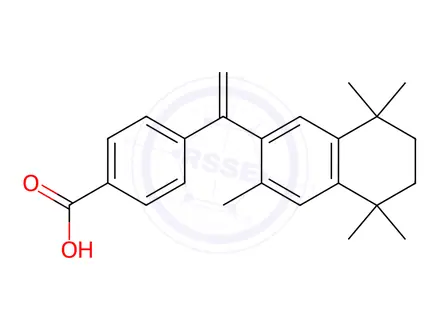 Chemical structure of Bexarotene