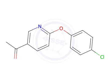 Chemical structure of 1-(6-(4-Chlorophenoxy)pyridin-3-yl)ethanone