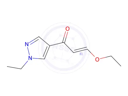 Chemical structure of 3-Ethoxy-1-(1-ethyl-1h-pyrazol-4-yl)prop-2-en-1-one