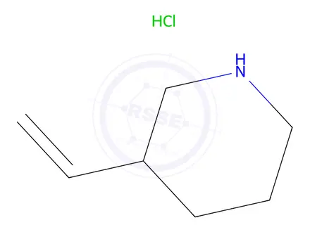 Chemical structure of 3-vinylpiperidine;hydrochloride