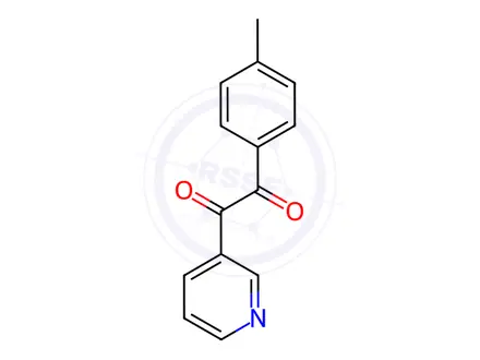 Chemical structure of 1-PYRIDIN-3-YL-2-P-TOLYL-ETHANE-1,2-DIONE