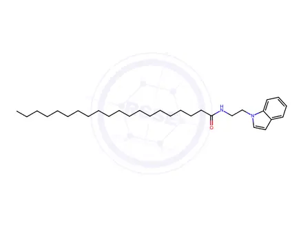 Chemical structure of EICOSANOIC ACID TRYPTAMIDE