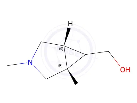 Chemical structure of ((1R,5S,6r)-3-methyl-3-azabicyclo[3.1.0]hexan-6-yl)methanol