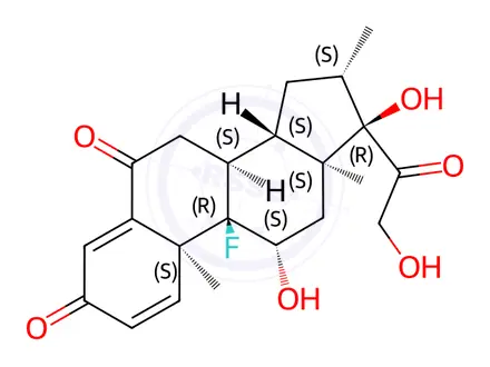 Chemical structure of 6-Keto Betamethasone