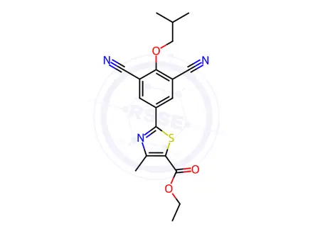 Chemical structure of Febuxostat Impurity 233