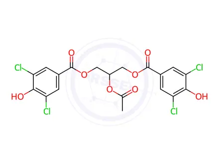 Chemical structure of Agaricoglyceride D
