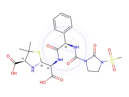 Chemical structure of Mezlocillin Impurity 2