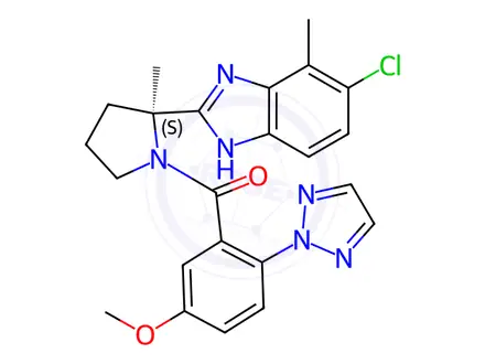 Chemical structure of Daridorexant