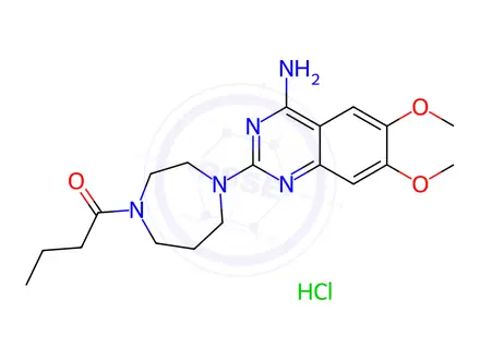 Chemical structure of Bunazosin Hydrochloride