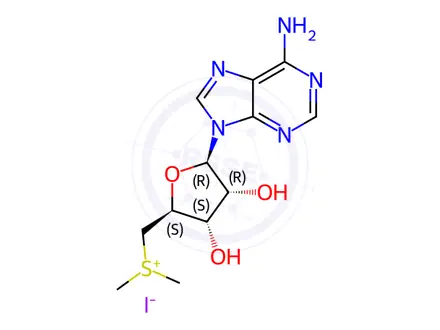 Chemical structure of Dimethyl thiosine(Iodide)