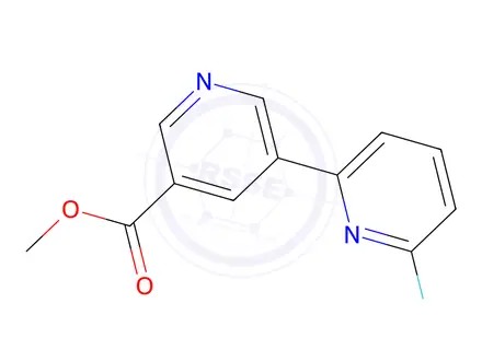 Chemical structure of Methyl 6-fluoro-[2,3'-bipyridine]-5'-carboxylate