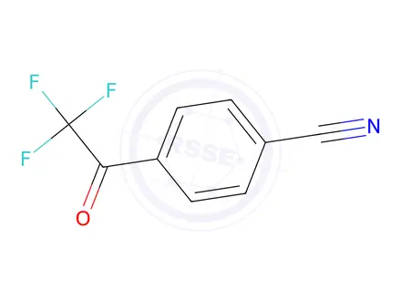 Chemical structure of 4-(2,2,2-trifluoroacetyl)benzonitrile