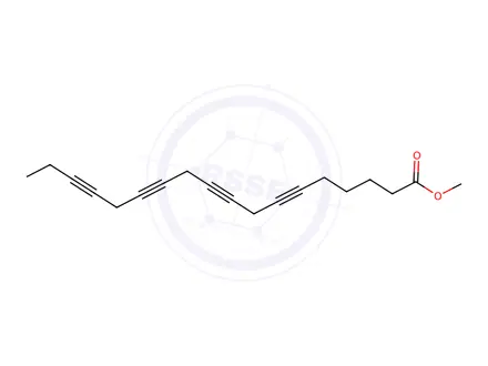 Chemical structure of Methyl 6,9,12,15-Octadecatetraynoic Acid Ester