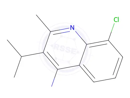 Chemical structure of 8-Chloro-3-isopropyl-2-methylquinolin-4-amine
