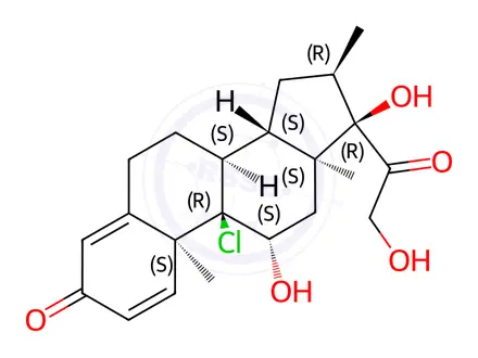 Chemical structure of Icomethasone