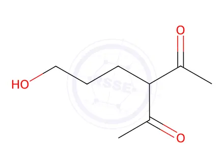 Chemical structure of 3-(3-Hydroxypropyl)pentane-2,4-dione
